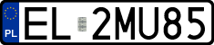 License plates of Poland, Regular car plates