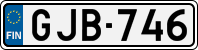 License plate of Finland, Cars