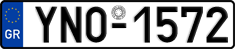 License plate of Greece, Cars