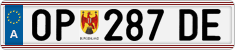 License plate of Austria, Regular plates
