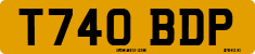 License plate of the United Kingdom, 1983 year system