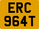 License plate of the United Kingdom, 1963 year system