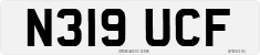License plate of the United Kingdom, 1983 year system