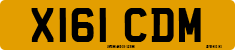 License plate of the United Kingdom, 1983 year system