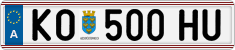 License plate of Austria, Regular plates