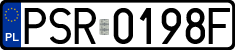 License plates of Poland, Regular car plates