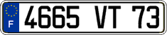 French license plate, FNI