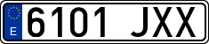 License plates of Spain, Ordinary (2000)