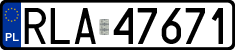License plates of Poland, Regular car plates