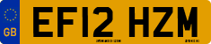 License plate of the United Kingdom, 2001 year system