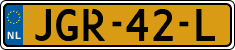 License plate of the Netherlands, Cars