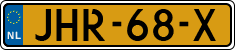 License plate of the Netherlands, Cars