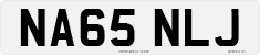 License plate of the United Kingdom, 2001 year system