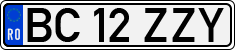 License plate of Romania, Regular plates