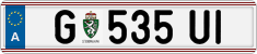 License plate of Austria, Regular plates
