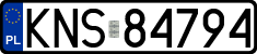 License plates of Poland, Regular car plates