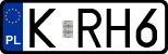 License plates of Poland, Regular car plates