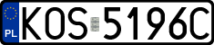License plates of Poland, Regular car plates