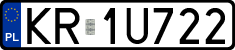 License plates of Poland, Regular car plates