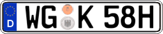 German license plate, Plates for oldtimers (type 