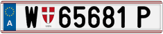 License plate of Austria, Regular plates