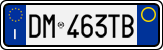 License plate of Italy, Cars (1994 year series)