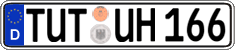 German license plate, Regular plates