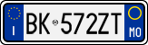 License plate of Italy, Cars (1994 year series)