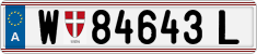 License plate of Austria, Regular plates