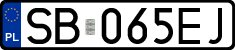 License plates of Poland, Regular car plates