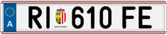 License plate of Austria, Regular plates