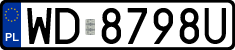 License plates of Poland, Regular car plates