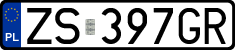 License plates of Poland, Regular car plates