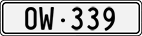 License plate of Switzerland, Cars