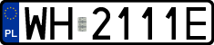 License plates of Poland, Regular car plates