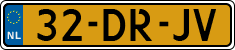License plate of the Netherlands, Cars