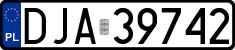 License plates of Poland, Regular car plates