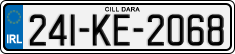 License plate of Ireland, Regular plates