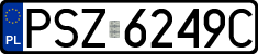License plates of Poland, Regular car plates