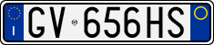 License plate of Italy, Cars (1994 year series)