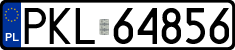 License plates of Poland, Regular car plates