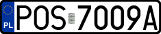 License plates of Poland, Regular car plates