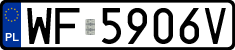 License plates of Poland, Regular car plates
