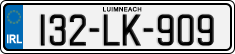 License plate of Ireland, Regular plates