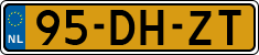 License plate of the Netherlands, Cars