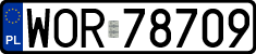 License plates of Poland, Regular car plates