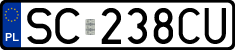 License plates of Poland, Regular car plates