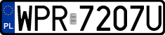 License plates of Poland, Regular car plates