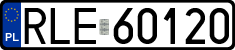 License plates of Poland, Regular car plates