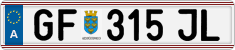 License plate of Austria, Regular plates